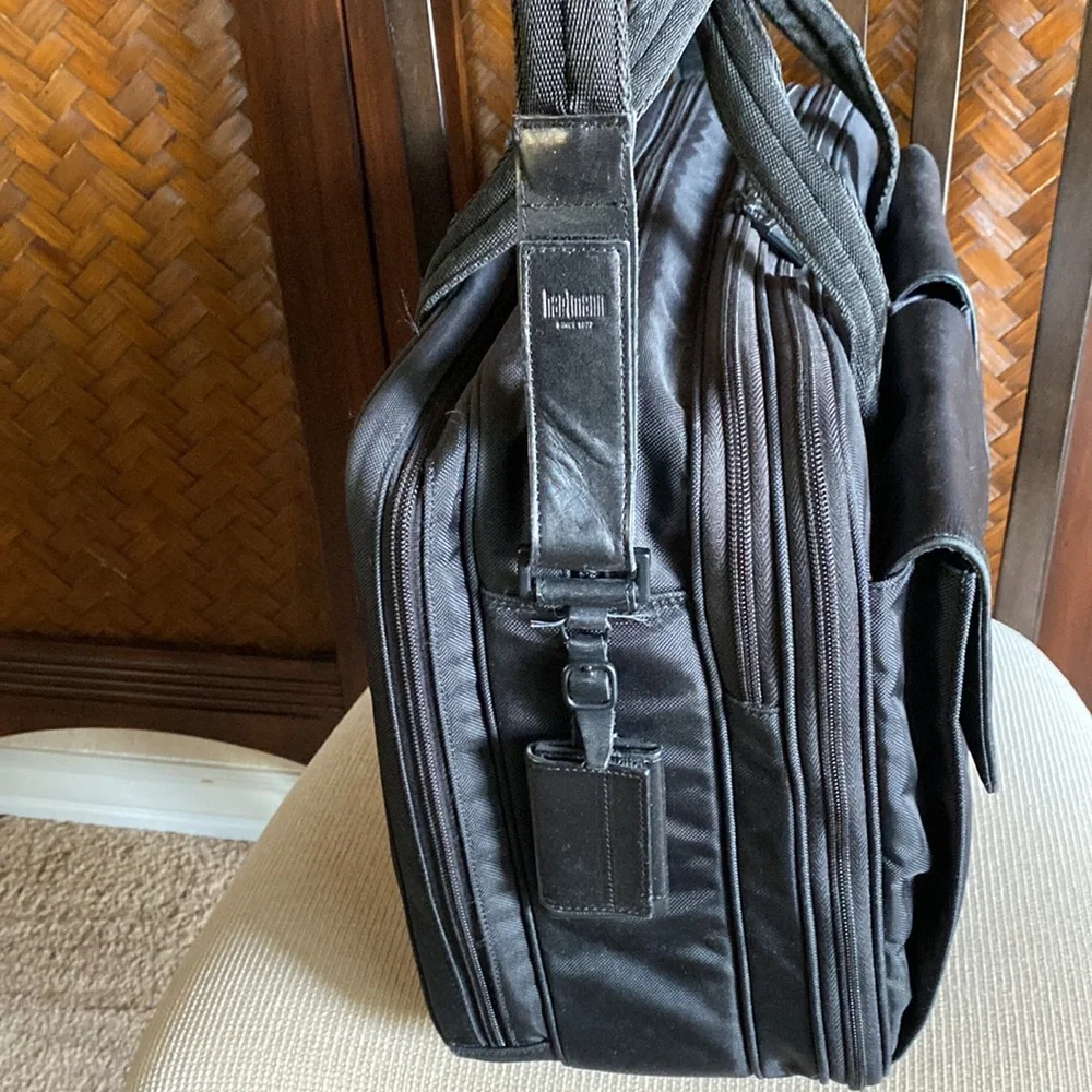 HARTMANN - “The Moderns”nylon/leather travel briefcase